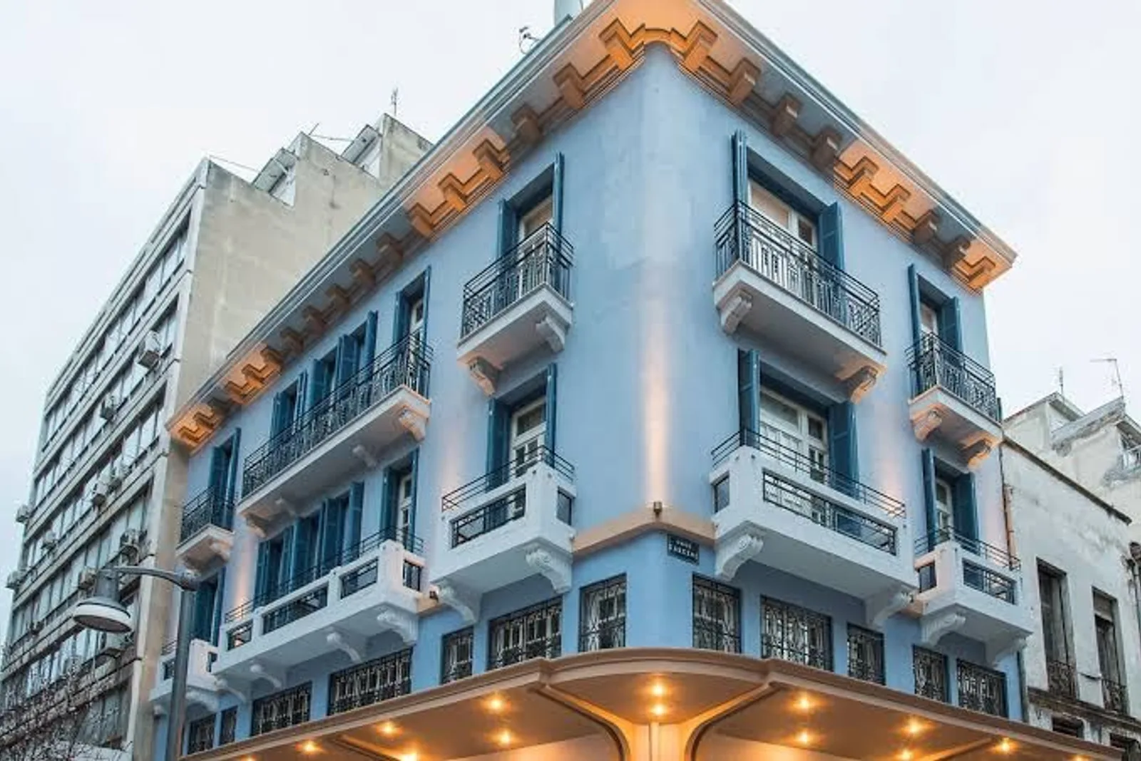 Bahar Boutique Hotel restored building in Ladadika, Thessaloniki