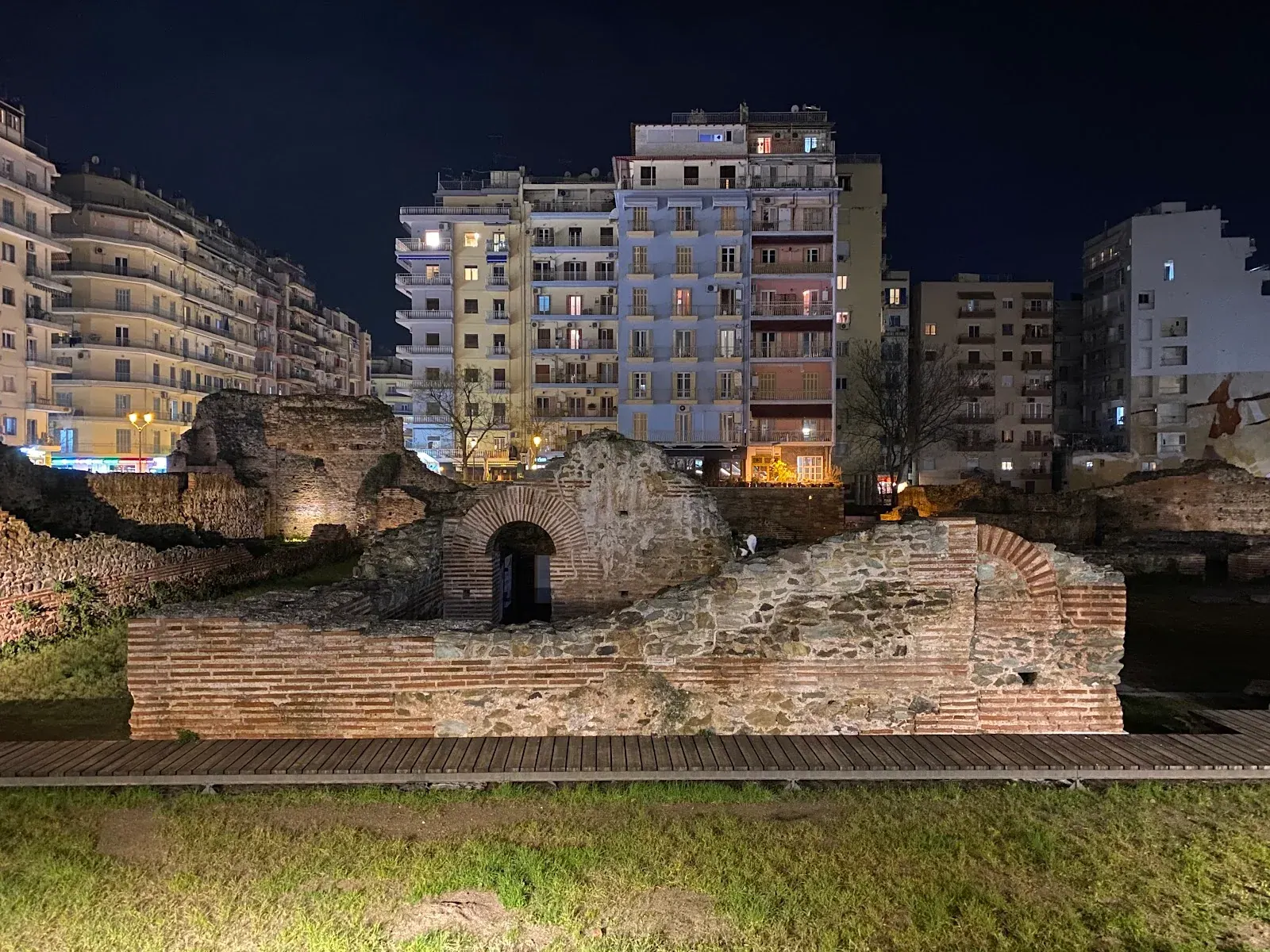 Ruins of the Palace of Galerius at Navarinou Square