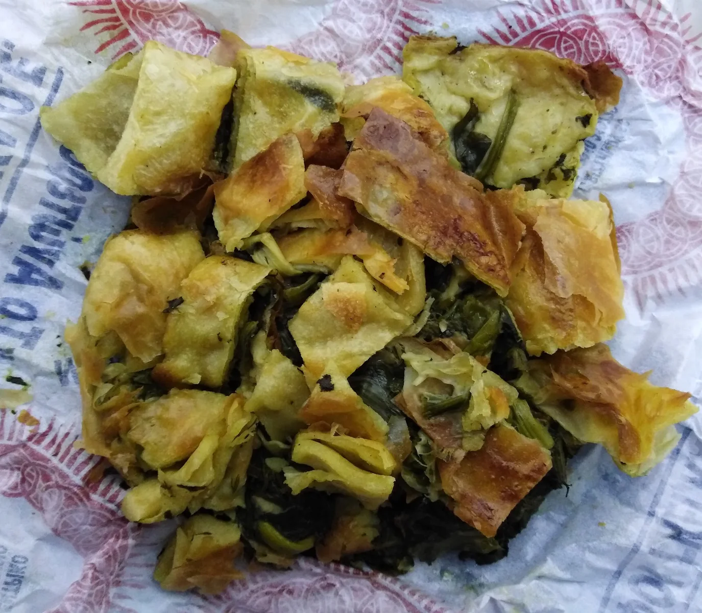 The To Anoteron bougatsa shop on Agiou Dimitriou, Thessaloniki
