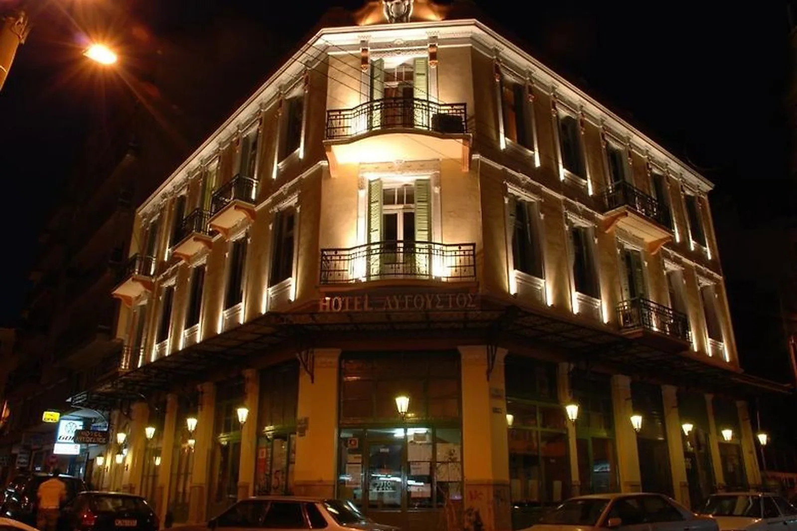 Augustos Hotel building in the historic centre of Thessaloniki